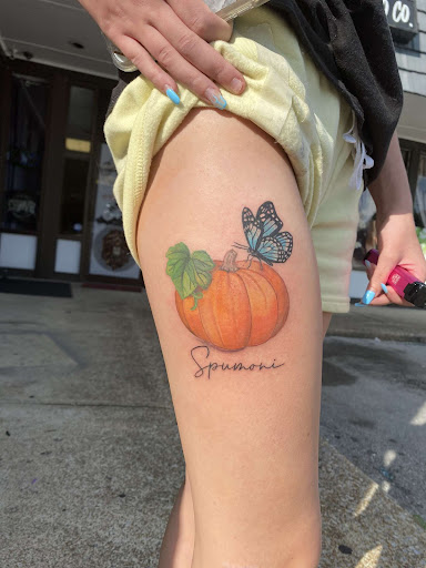 Explore silver lining tattoo ideas, creative tattoo ideas in Chattanooga, available at Chattanooga Tattoo Company