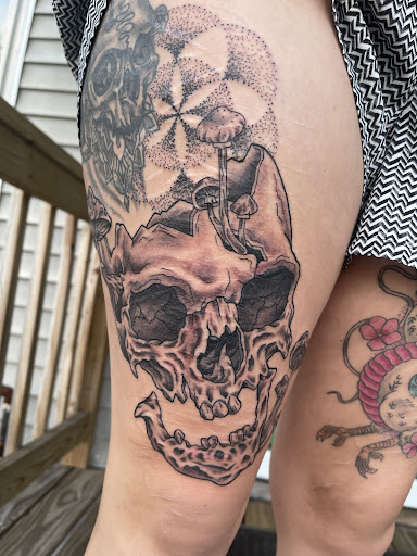 Explore group of 4 tattoo ideas, creative tattoo ideas in Auburn, available at Black Lantern Tattoo Gallery