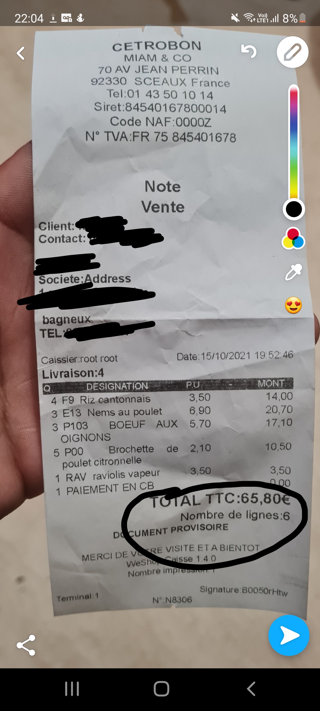 Photo n° 1 de l'avis de Angiie.i fait le 15/10/2021 à 20:09