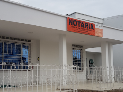 Notaria Única de San Antero.
