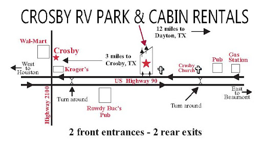 RV Park «Crosby RV Park, Cabin Rentals & Mini Storage», reviews and photos, 5503 US-90, Crosby, TX 77532, USA