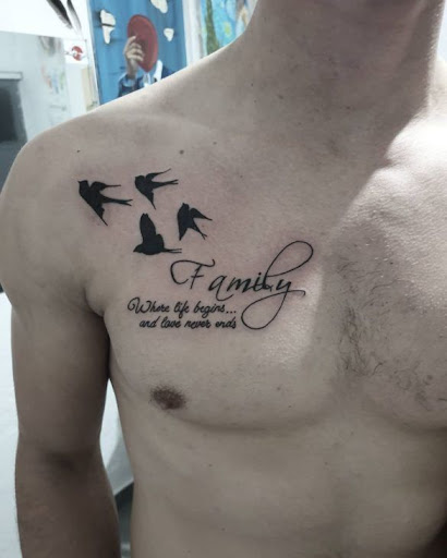 Explore forearm rose tattoo ideas, creative tattoo ideas in Elko, available at Tom Custom Tattoos and Body Piercing Studio