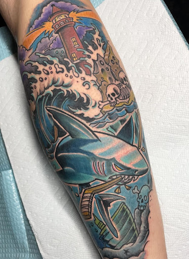 Explore katana tattoo ideas, creative tattoo ideas in Denver, available at Denver Classic Tattoo & Piercing