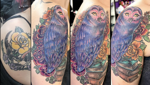 Explore gone fishing tattoo ideas, creative tattoo ideas in Goshen, available at Lady Luck Studio