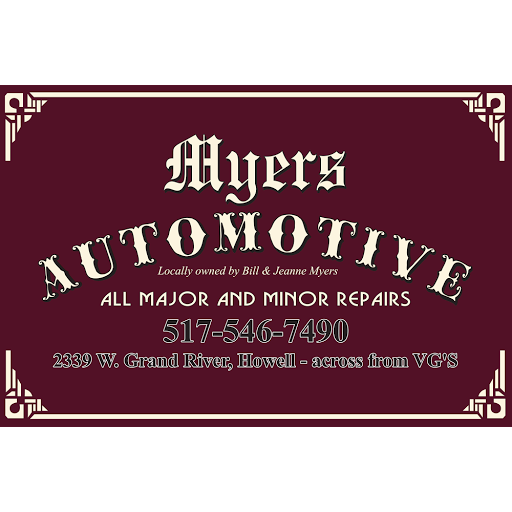 Auto Repair Shop «Myers Automotive», reviews and photos, 2339 W Grand River Ave, Howell, MI 48843, USA