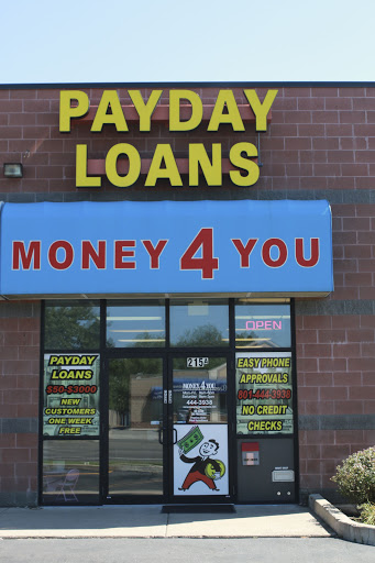 Money 4 You Payday Loans, 215 W 200 N Suite A, Kaysville, UT 84037, Loan Agency