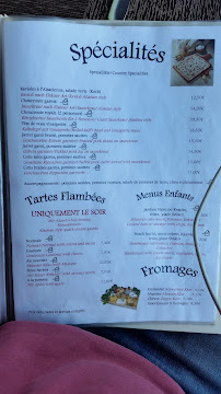 Restaurant de spécialités alsaciennes Au Rouge d'Ottrott à Ottrott (la carte)
