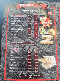 Kebab Time à Valras-Plage carte