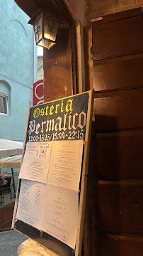 Osteria Permalico à Siena menu