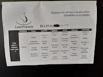 Menu du Luso Frances ll à Válega