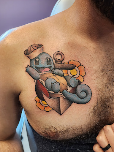 Find ideas for tattoo wedding rings for your next unique tattoo in Easley at Peach Pit Tattoo