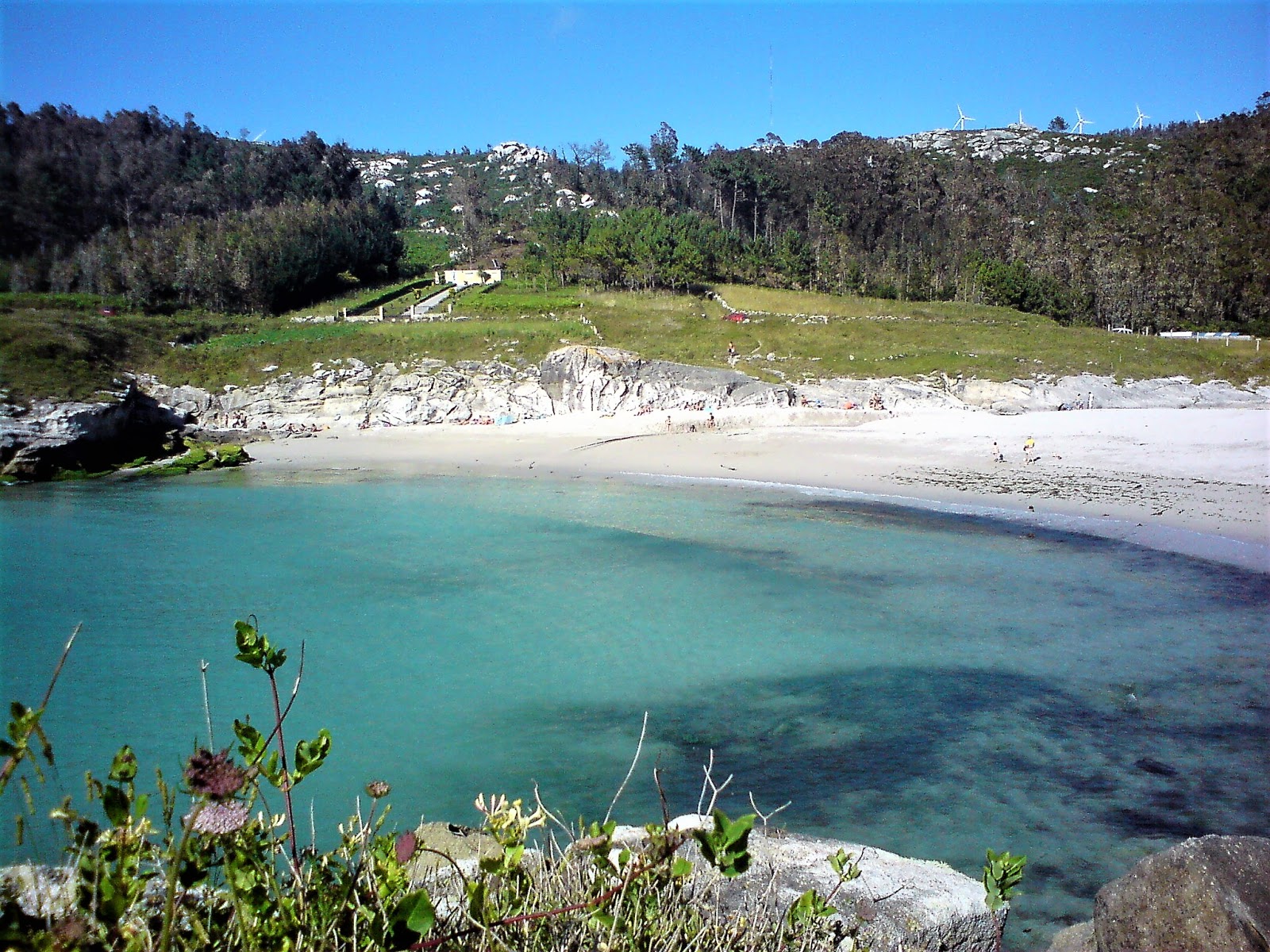 Foto van Praia de Ninons met kleine baai