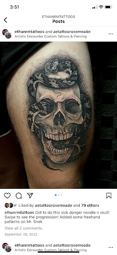 Explore emily tattoo ideas, creative tattoo ideas in Dallas, available at Change of Tides Tattoo