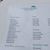 Restaurant portugais Restaurante O Dragoeiro à Funchal (la carte)