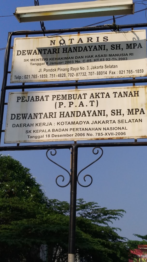 Notaris Dewantari Handayani,sh.mpa Photo