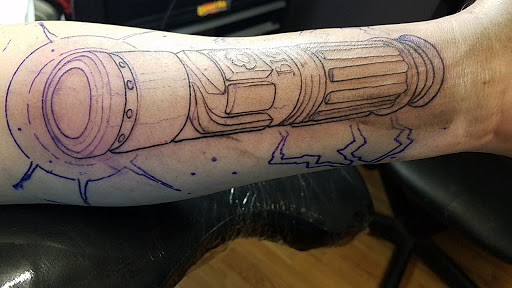 Explore treble clef tattoo ideas, creative tattoo ideas in Chattanooga, available at Inked Expressions