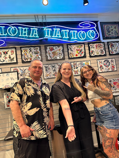 Explore moon tattoo ideas for females, creative tattoo ideas in Honolulu, available at Aloha Tattoo Waikiki Hilton Hawaiian Village Rainbow Bazaar