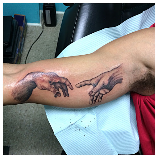 Explore memorial tattoo ideas for grandfather, creative tattoo ideas in Brooklyn, available at De Inkman Tattoo Studio