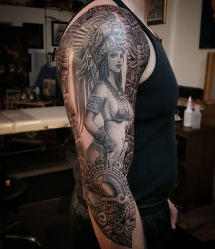 Explore portrait tattoo ideas, creative tattoo ideas in Oxnard, available at Downtown Tattoo & Body Piercing