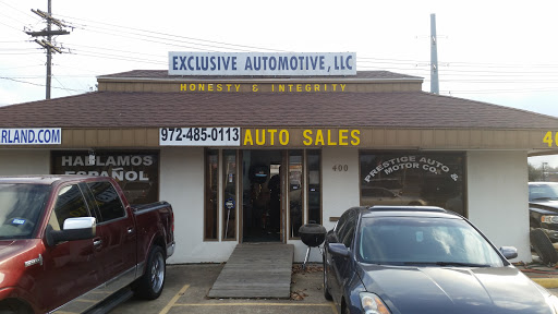 Car Dealer «Exclusive Automotive LLC», reviews and photos, 400 W Avenue B, Garland, TX 75040, USA