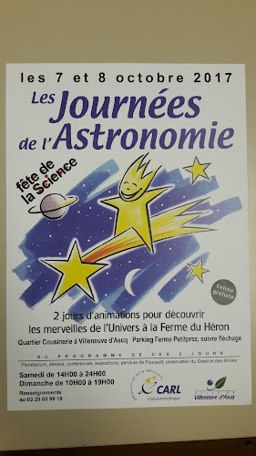 Centre de loisirs Club Astronomique de la Région Lilloise Villeneuve-d'Ascq