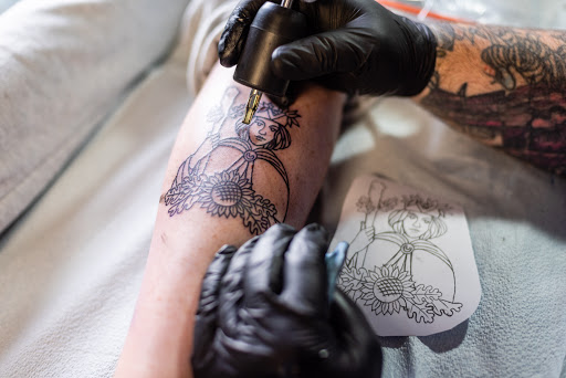 Explore pin up girl tattoo ideas, creative tattoo ideas in Fort Wayne, available at Tattoo Fort Wayne