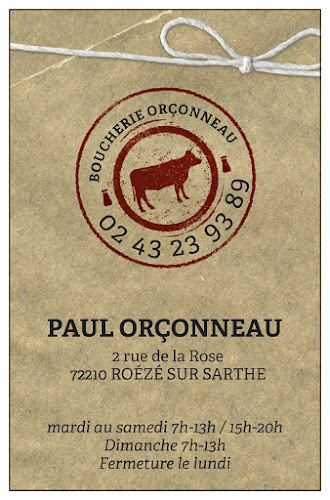 Boucherie Orçonneau à Roëzé-sur-Sarthe