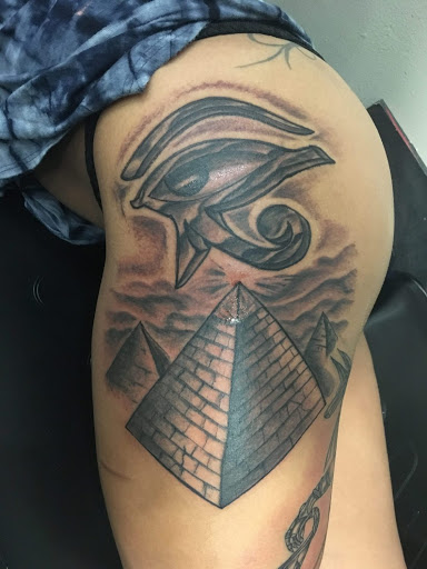 Explore half sleeve tattoo ideas, creative tattoo ideas in Atlanta, available at Iron Palm Tattoos & Body Piercing Atlanta