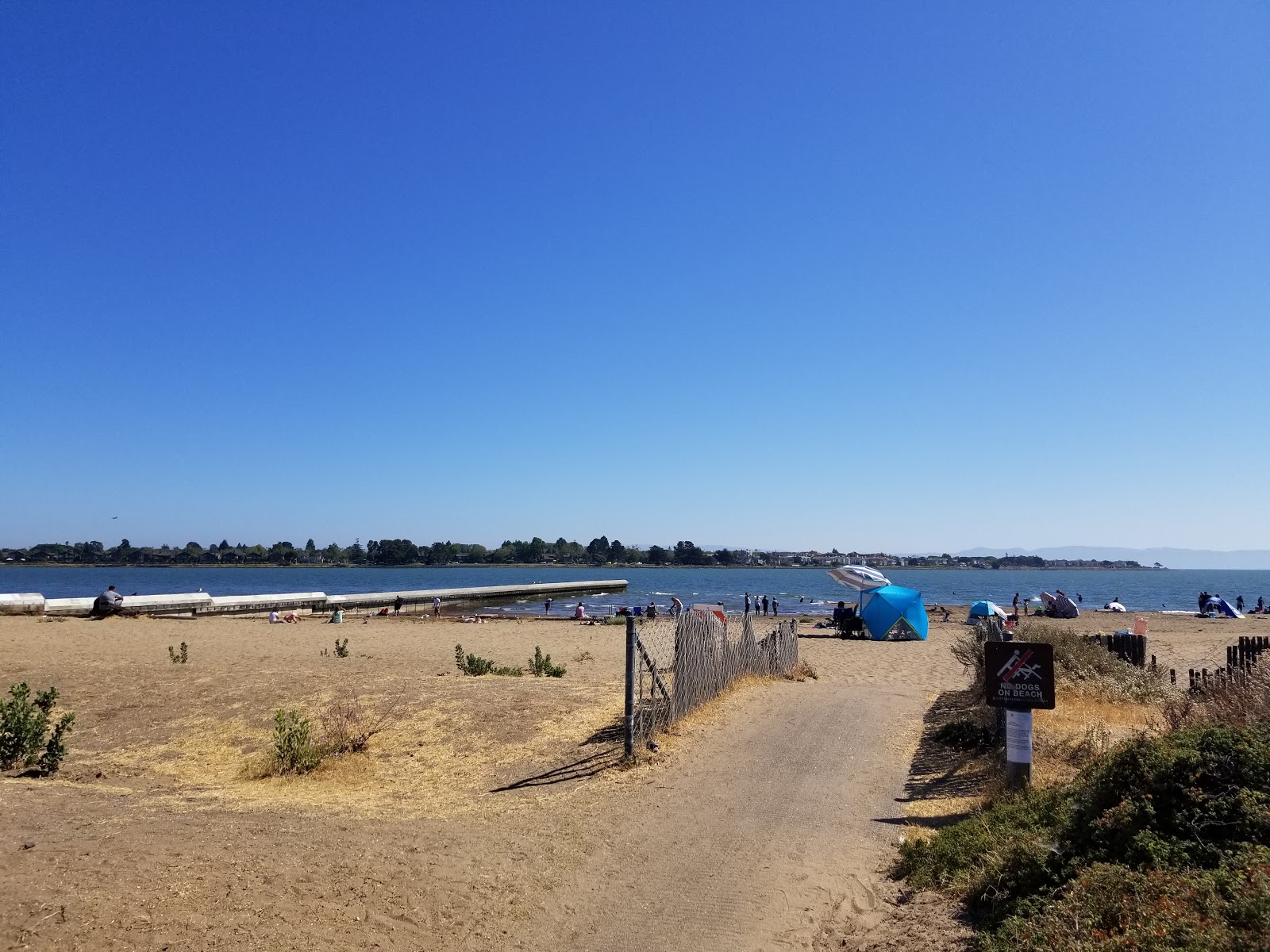 Photo of Alameda beach with very clean level of cleanliness