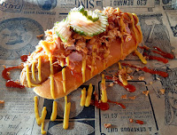 Hot-dog du Restaurant américain Frank’s Smokehouse à Réguisheim - n°1