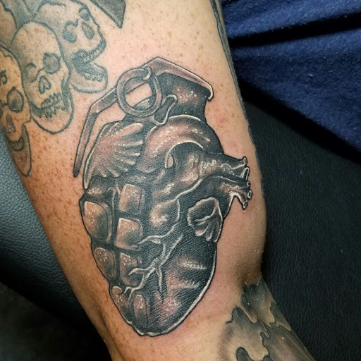 Explore dopamine tattoo ideas, creative tattoo ideas in Nashville, available at Nashville Ink