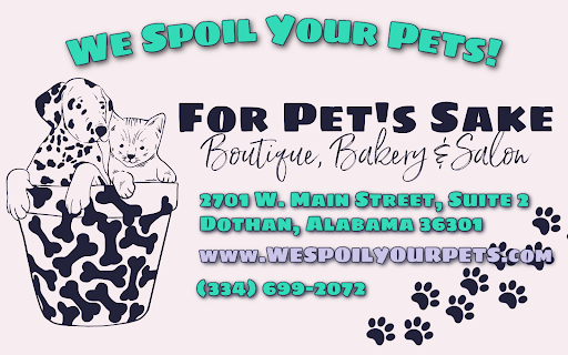 Pet Supply Store «For Pets Sake», reviews and photos, 2576 Montgomery Hwy # 6, Dothan, AL 36303, USA