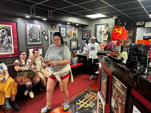 Explore hibiscus tattoo ideas, creative tattoo ideas in Bridgeport, available at Breaking skin tattoo and body piercing