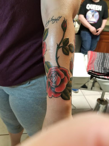 Explore stitched tattoo ideas, creative tattoo ideas in Hillsboro, available at MOO MANU TATTOO