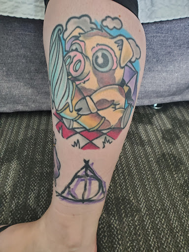 Explore praying mantis tattoo ideas, creative tattoo ideas in Grand Forks, available at Blaq Taffy Tattoo