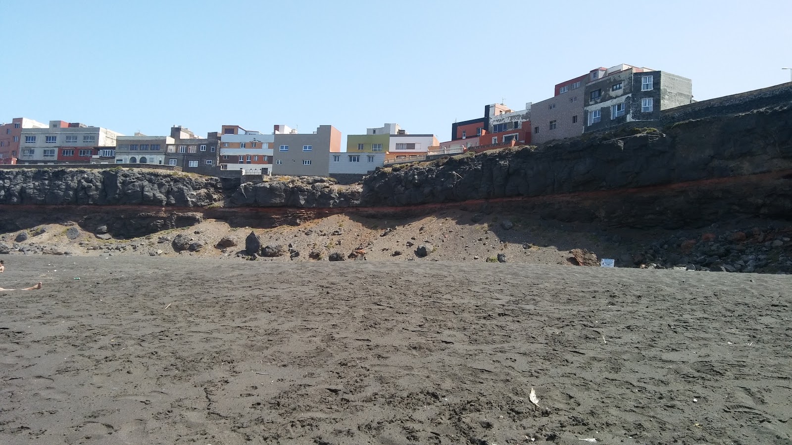 Foto di Playa El Barranquillo con parzialmente pulito livello di pulizia