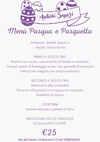 Restaurant Trattoria Antichi Sapori à Norma - menu / carte