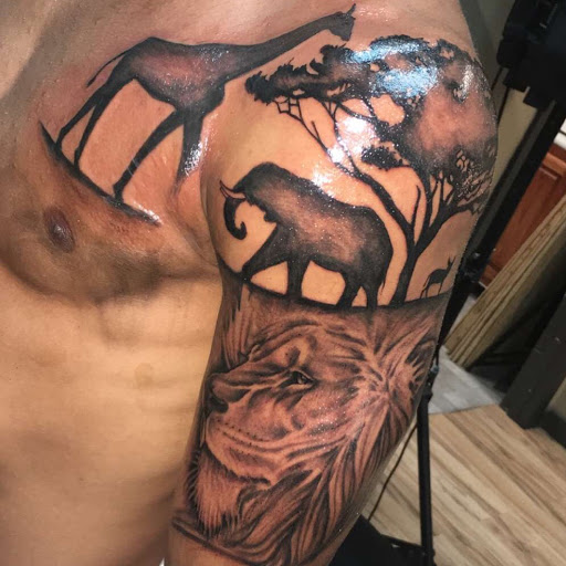 Tattoo Shop «BossInk Tattoos», reviews and photos, 4041 W Wheatland Rd #106, Dallas, TX 75237, USA