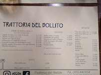 Trattoria Del Bollito à Alba menu