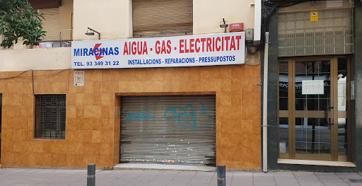 Lampistería MIRACINAS SCP ( instalaciones de agua, gas y electricidad industriales y domésticas) en Barcelona, Barcelona