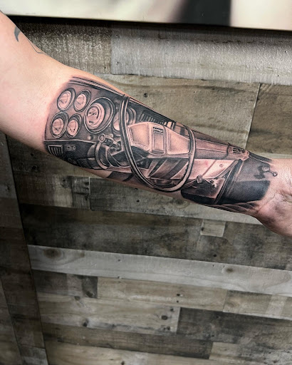 Explore fifth element tattoo ideas, creative tattoo ideas in Steubenville, available at Garloch Tattooing