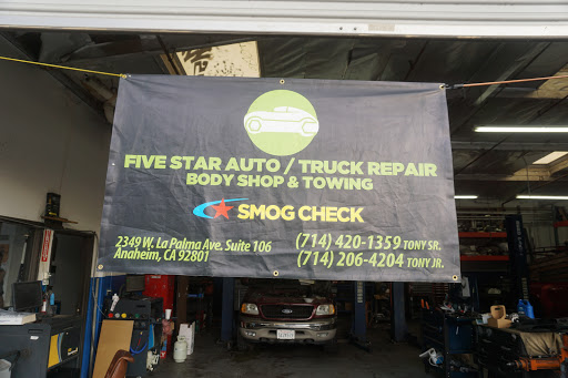 Auto Repair Shop «5 Star Auto & Truck Repair», reviews and photos, 2349 W La Palma Ave ste 106, Anaheim, CA 92801, USA