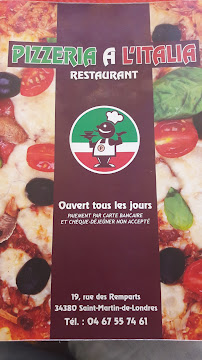 Pizza du Pizzeria à l'Italia à Saint-Martin-de-Londres - n°7