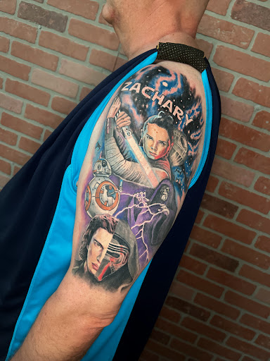 Explore blue october tattoo ideas, creative tattoo ideas in Roanoke, available at Saint Cecilias Art Studio