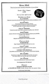 Restaurant Agra Laval à Laval carte