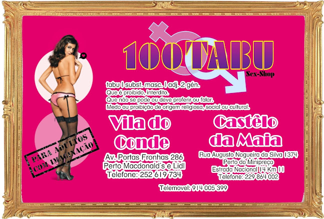 100 Tabu Sex Shop Vila Conde - Vila do Conde