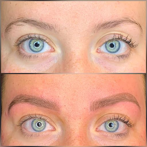 Explore under buttocks tattoo ideas, creative tattoo ideas in Peoria Heights, available at BeautiFULL Brows By Jen Microblading - Permanent Makeup Wild Honey Beauty Studio