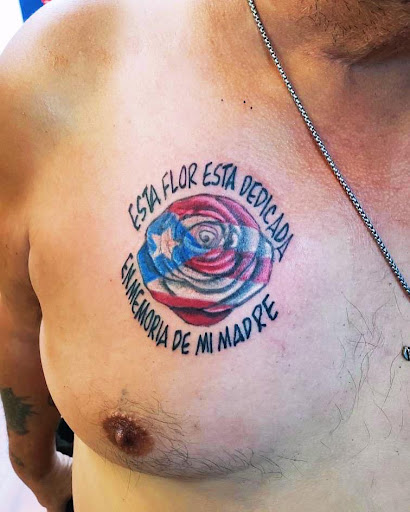 Explore three percenter tattoo ideas, creative tattoo ideas in Cocoa, available at Rorschach Tattoo Shop and Piercing Studio