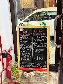 Menu du La Lanterna Verde à Bari