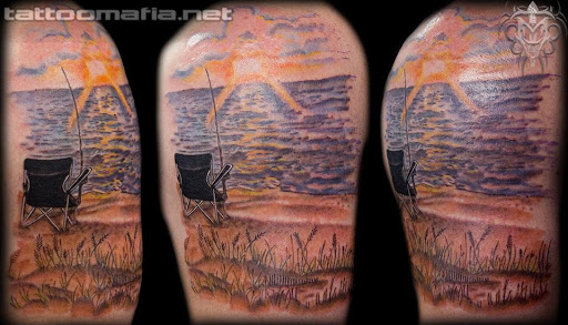 Explore american flag sleeve tattoo ideas, creative tattoo ideas in Dover, available at TATTOO MAFIA, INC.